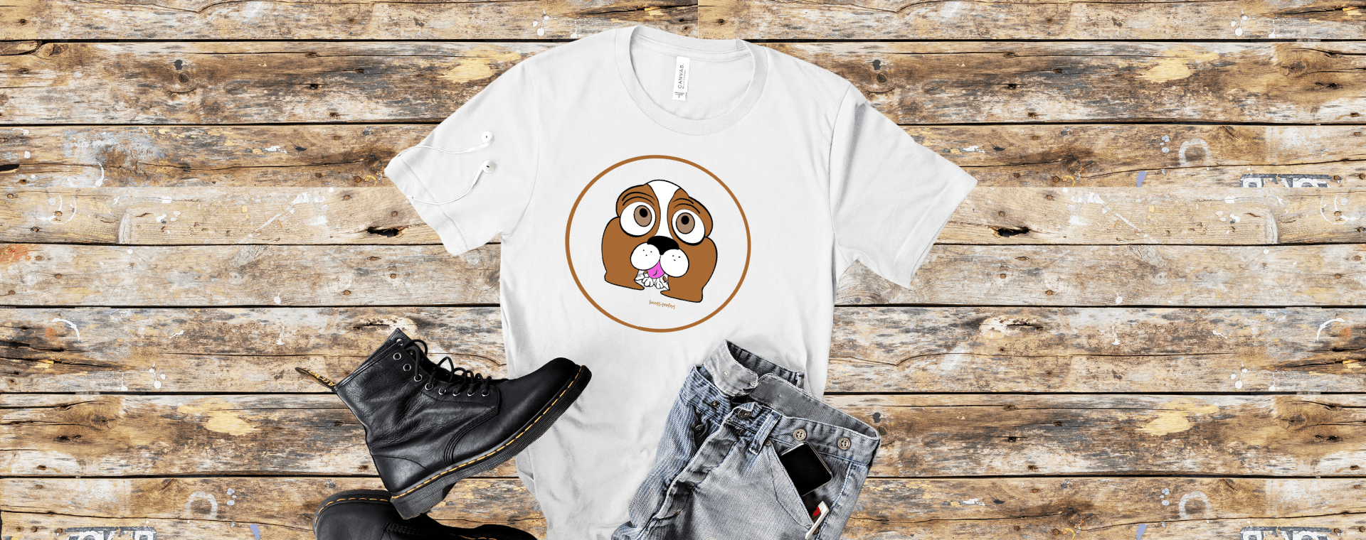 Basset Hound graphic tee by Rhishja Cota image