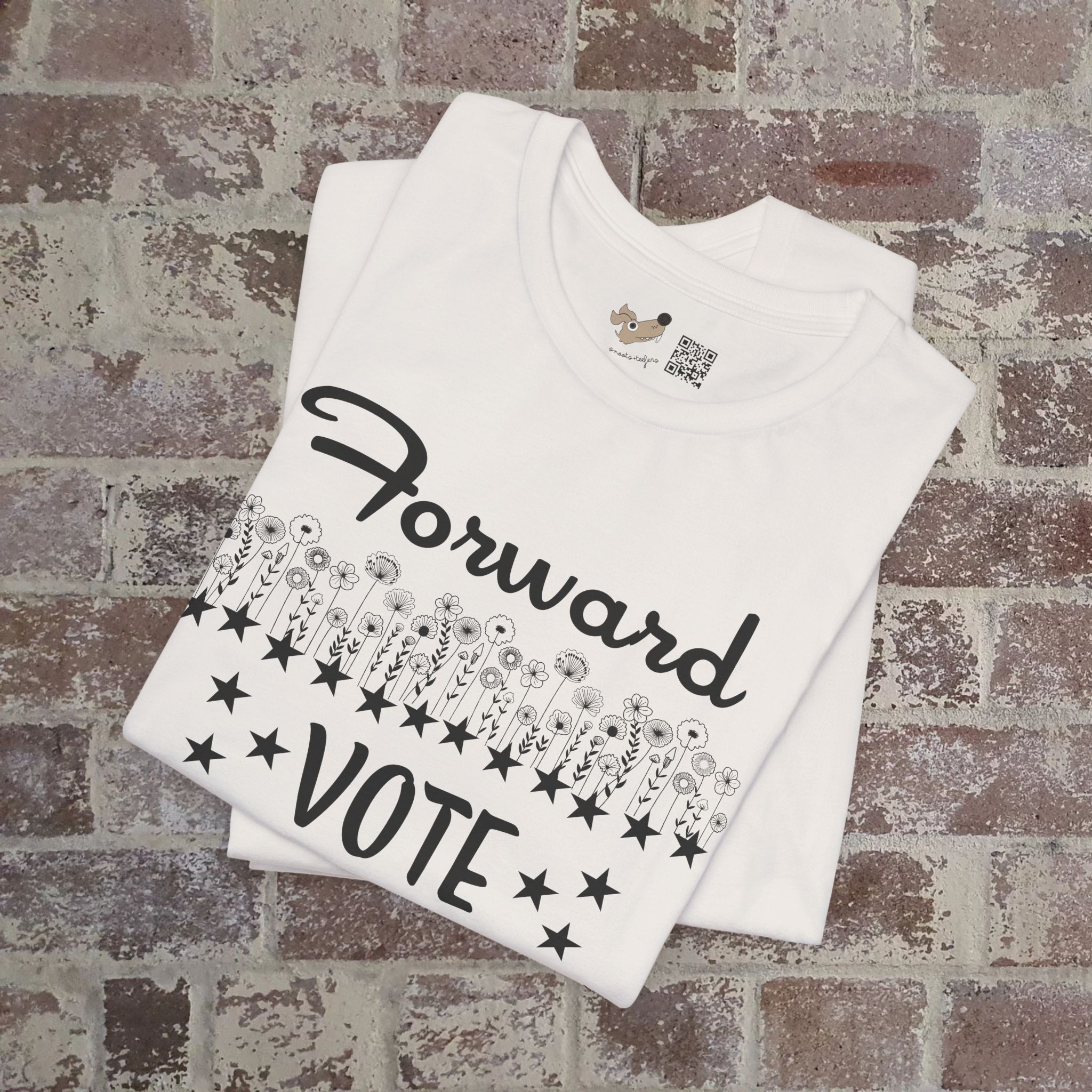 Forward Vote Vintage White Tee | snoots + teefers