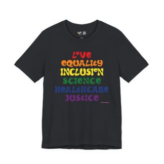Love Equality Inclusion Vintage Black Tee