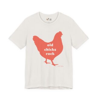 Old Chicks Rock Vintage White Tee
