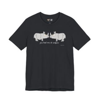 You Had Me At Wallow Rhino Vintage Black Tee