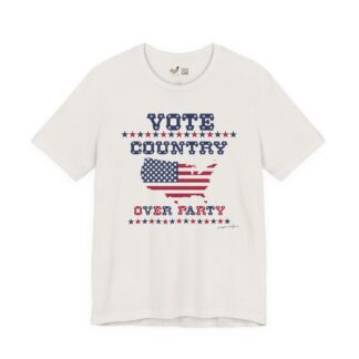 Country Over Party Vintage White Tee