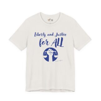 Liberty and Justice for All Vintage White Tee