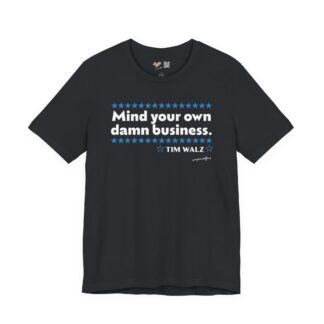 Mind Your Own Damn Business Vintage Black Tee