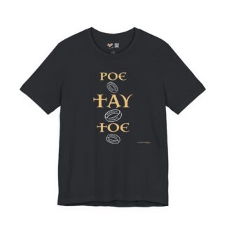 Poe-Tay-Toe Potato Vintage Black Tee
