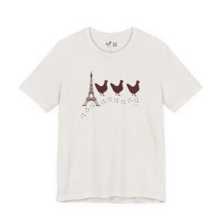 Three French Hens Vintage White Tee