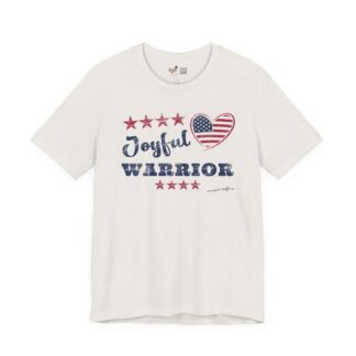 Joyful Warrior Vintage White Tee