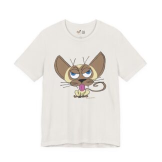 Siamese Cat Vintage White Tee