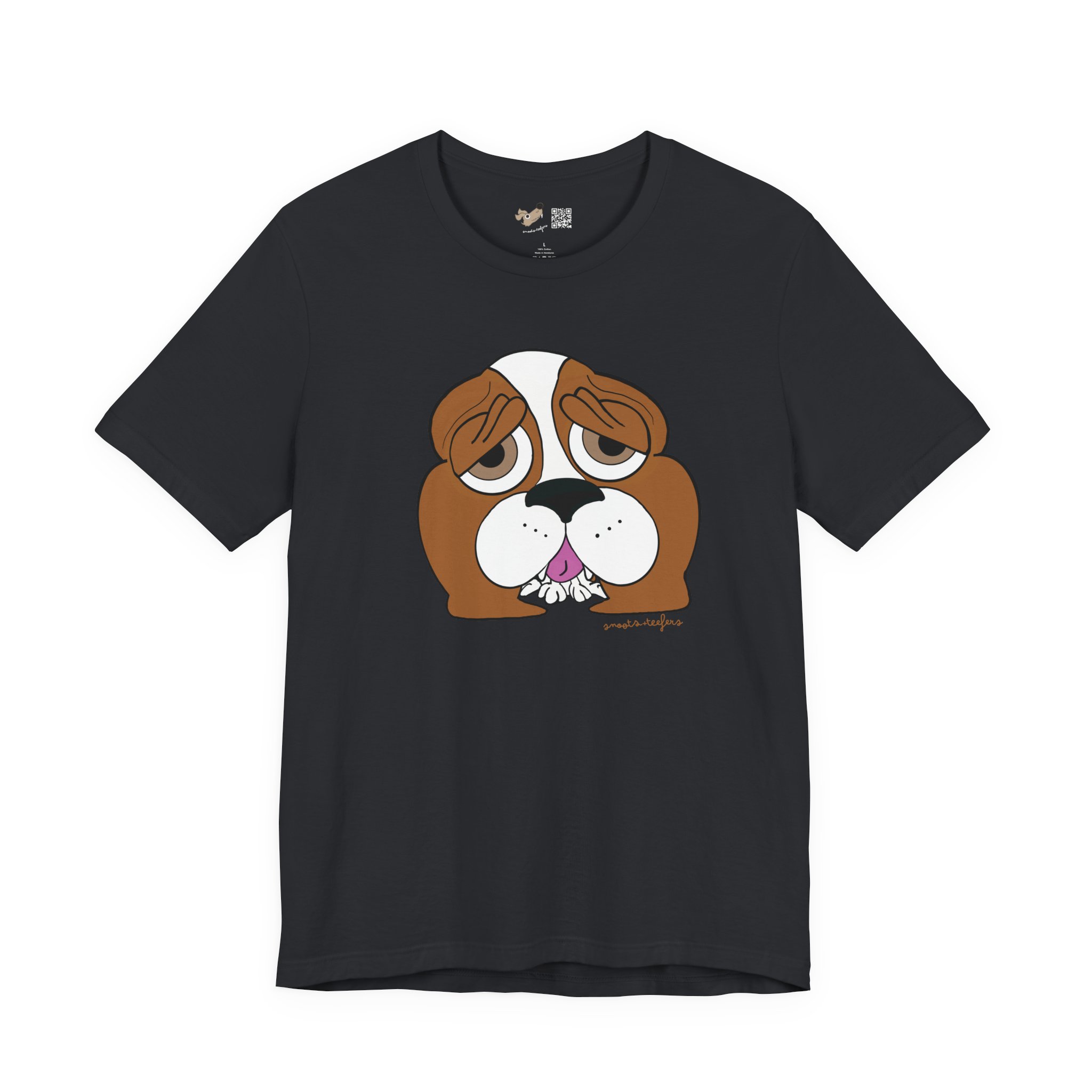 Basset Hound Vintage Black Tee | snoots + teefers