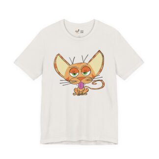 Ginger Tabby Cat Vintage White Tee
